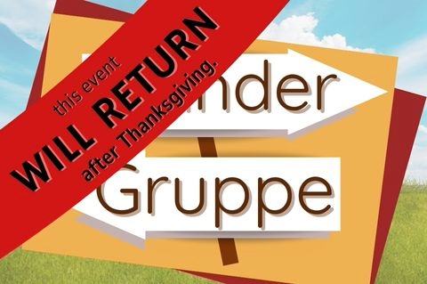 *** No Wander Gruppe this Week ***