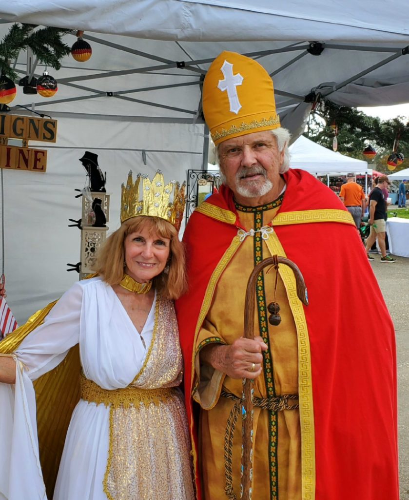 St Nicholas in costume